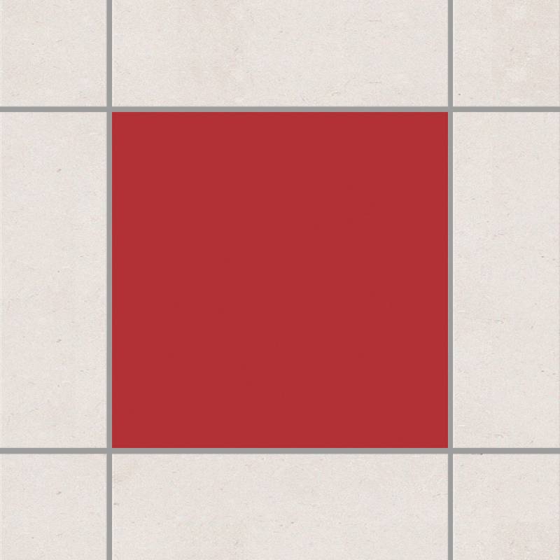 Fliesenaufkleber Rot