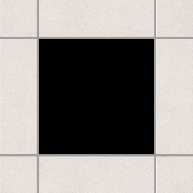 Fliesenaufkleber Schwarz