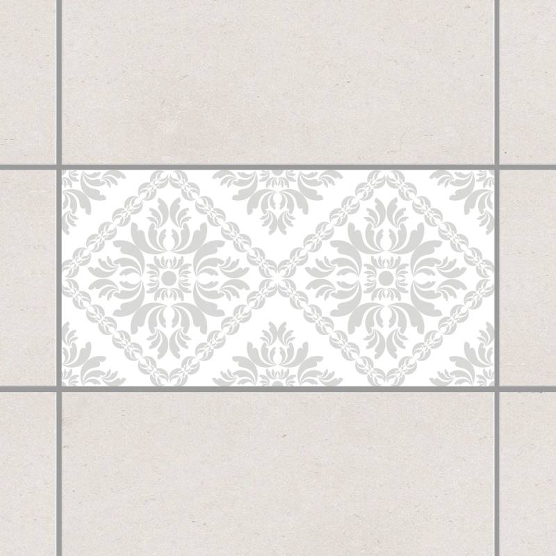 Fliesenaufkleber Vera Rosa White Light Grey