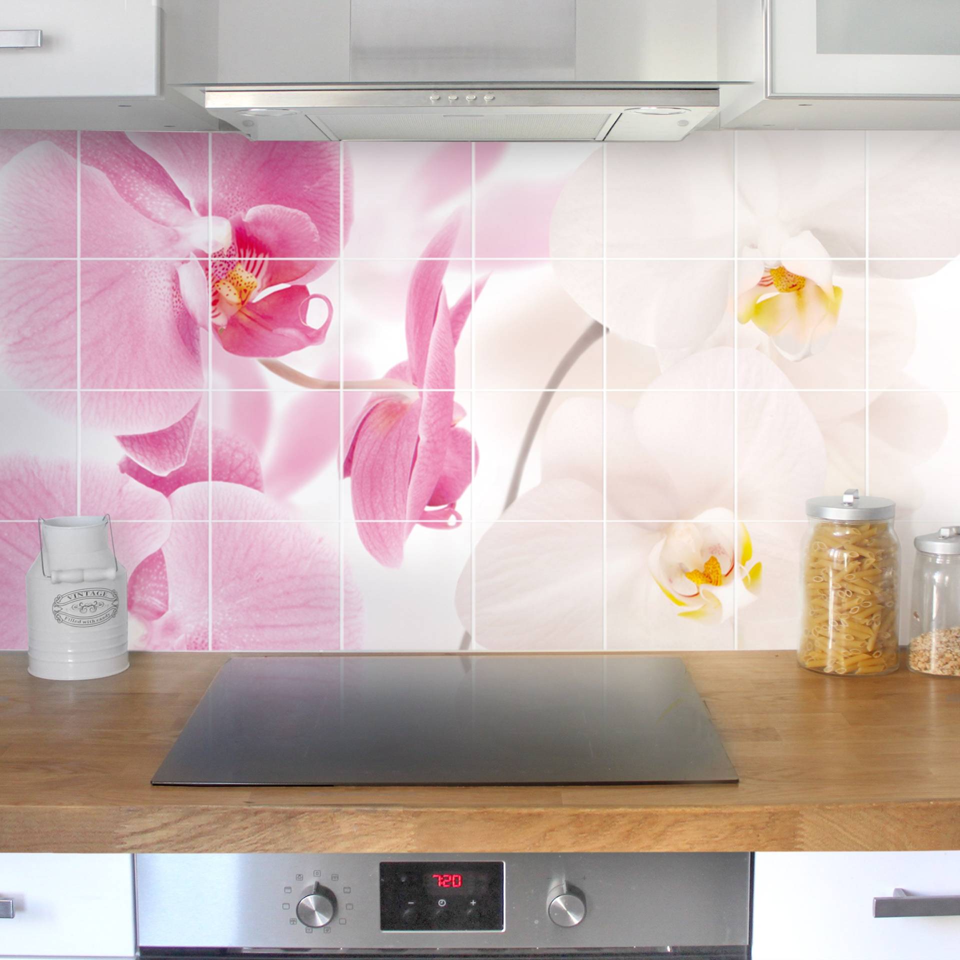 Fliesenbild - Querformat Fliesenfolie - Orchideen Delicate Orchids - Orchideen Fliesenaufkleber Fliesenbild - Querformat Fliesenfolie - Orchideen Delicate Orchids - Orchideen Fliesenaufkleber