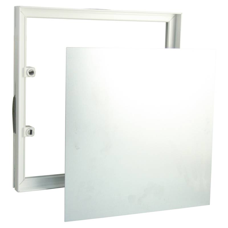 Fliesenrahmen aus Kunststoff mit Stahlblech 309 x 309 mm