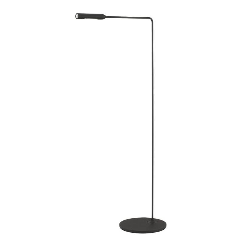 Flo Floor Stehleuchte, H: 110 cm, Schwarz soft, Warmweiß 3000K