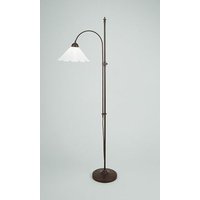 Florale Stehleuchte Antik Messing Glas E27 160 cm Florale Stehleuchte Antik Messing Glas E27 160 cm von Berliner Messingleuchten