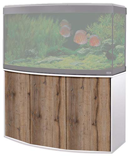 Fluval Vicenza 260L Unterschrank (Weiß Eiche, Für 260L - 121x46x70 cm) von Fluval