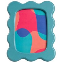 Fotorahmen aubree unregelmäßig geformt grün 13x18 cm 741234 von HOMLA