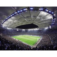 Wall-Art Vliestapete "Hamburger SV im Stadion bei Nacht" von Wall-Art