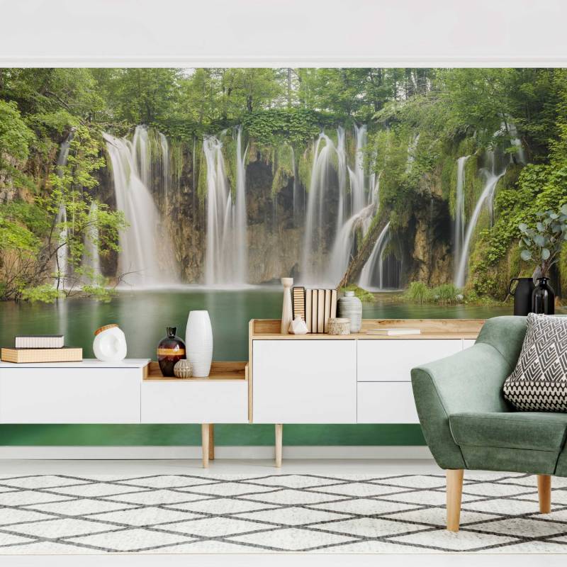 Fototapete Natur Wasserfall Plitvicer Seen