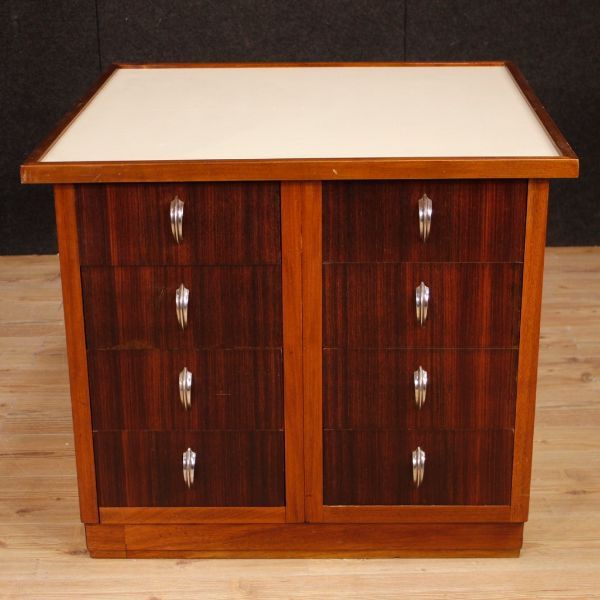 Französische Kommode aus Mahagoni, Palisander und Buche Holz (1960er Jahre),
