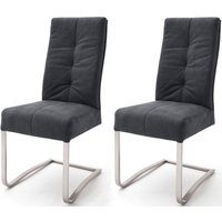MCA furniture Esszimmerstuhl "Salva Schwingstuhl 1", (Set), 2 St., Microfaser von Mca Furniture