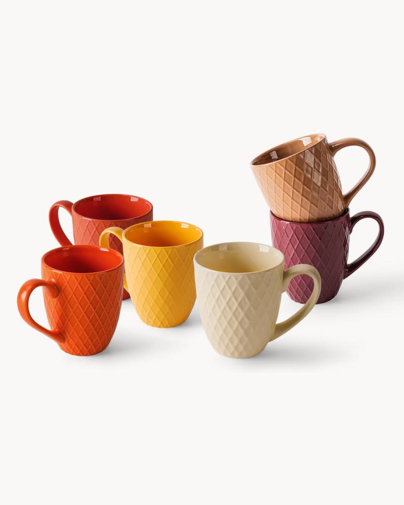 Sommermorgen im perfekten Duo Palmanova 12 teilig - Kaffeetassen & Schüsseln
