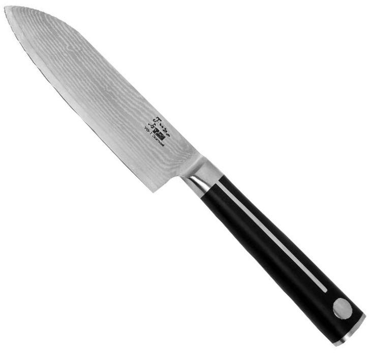 Fudo Small Santoku Hocho, 33 L Damast von Fudo