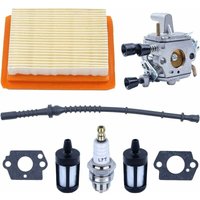 Stihl - Für FS120 FS200 FS020 FS202 FS250 FS300 FS350 Brushcutter Vergaser Kit Dichtung + Luftfilter & Kraftstofffilter + Kraftstoffschlauch + Stihl - Für FS120 FS200 FS020 FS202 FS250 FS300 FS350 Brushcutter Vergaser Kit Dichtung + Luftfilter & Kraftstofffilter + Kraftstoffschlauch + von Stihl