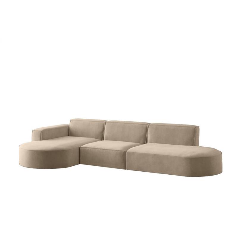 Fun Möbel ECKSOFA Beige