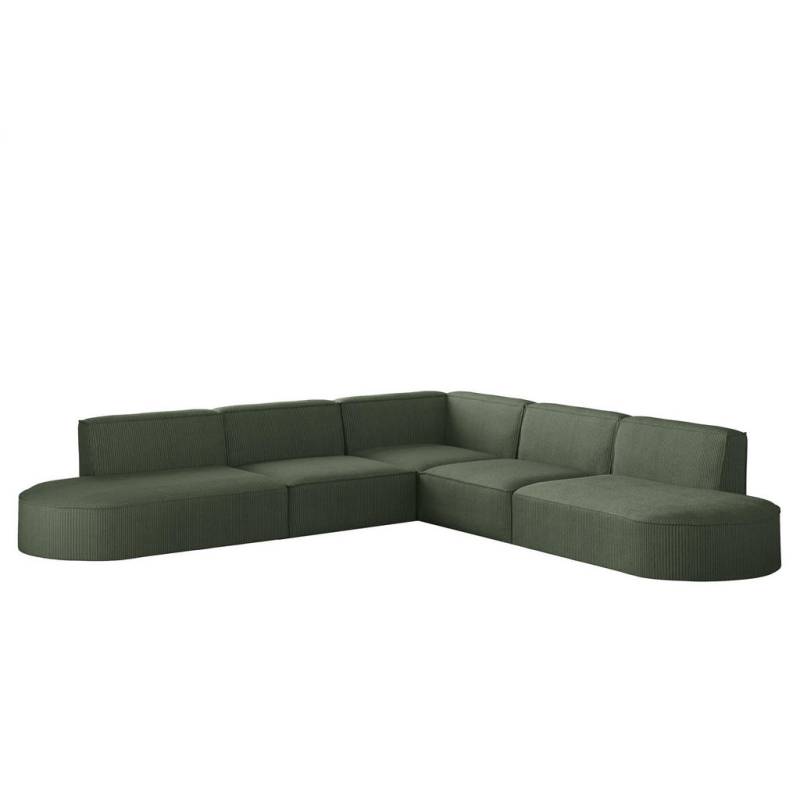 Fun Möbel ECKSOFA Grün