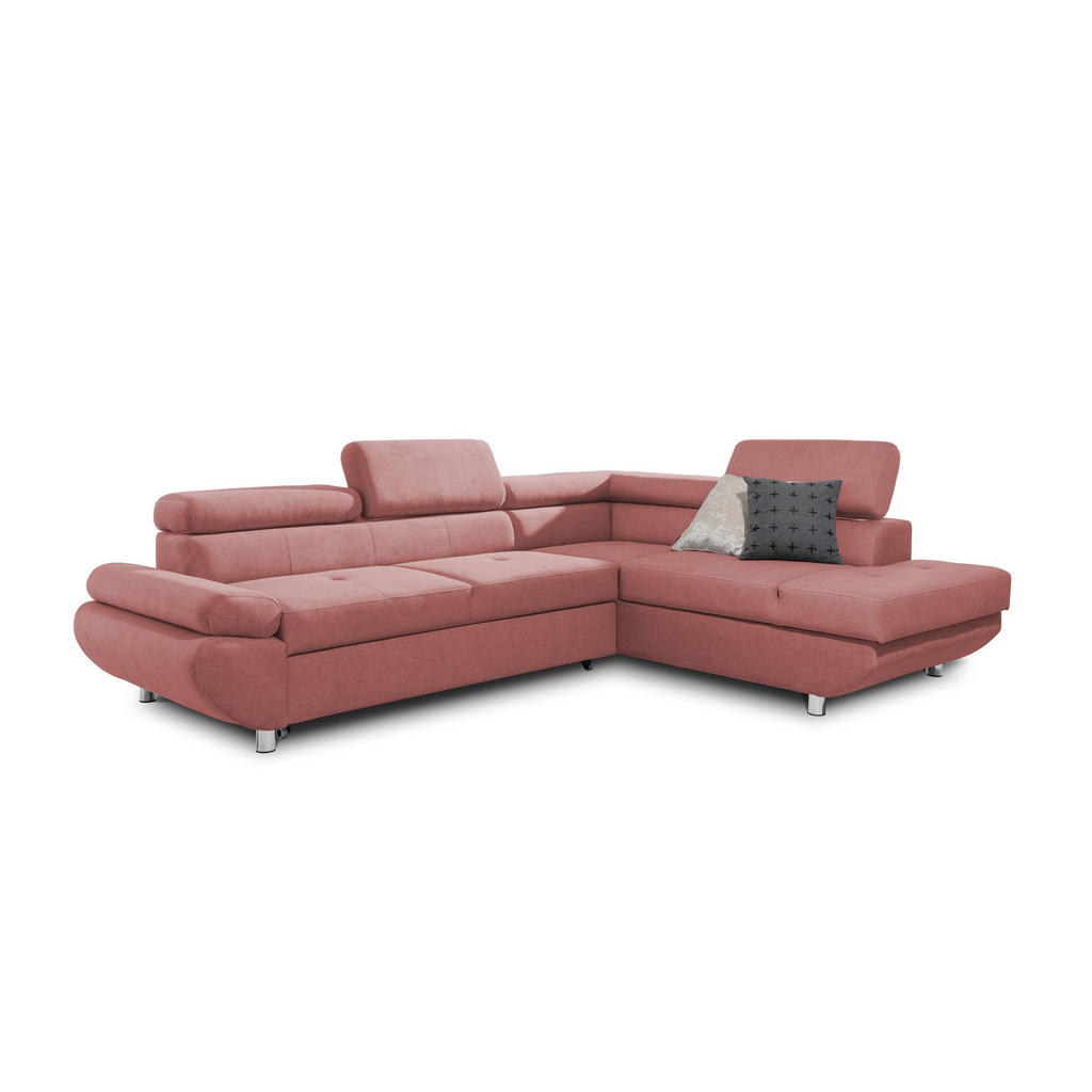 Fun Möbel Ecksofa, Rosa, Textil, L-Form, 275x210 cm, Wohnzimmer, Sofas & Couches, Wohnlandschaften, Ecksofas Fun Möbel Ecksofa, Rosa, Textil, L-Form, 275x210 cm, Wohnzimmer, Sofas & Couches, Wohnlandschaften, Ecksofas von Fun Möbel