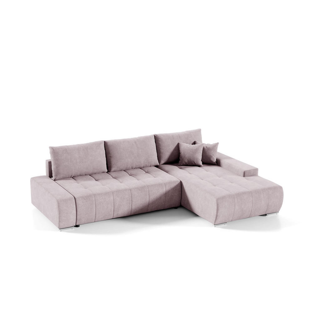 Fun Möbel Ecksofa, Rosa, Textil, Ottomane rechts, 265x185 cm, Wohnzimmer, Sofas & Couches, Wohnlandschaften, Ecksofas Fun Möbel Ecksofa, Rosa, Textil, Ottomane rechts, 265x185 cm, Wohnzimmer, Sofas & Couches, Wohnlandschaften, Ecksofas von Fun Möbel