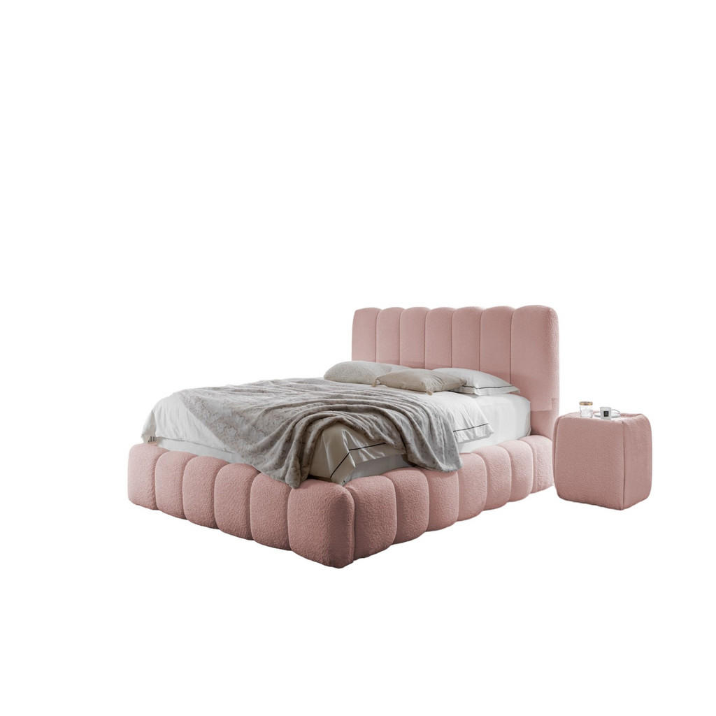 Fun Möbel Polsterbett, Rosa, Textil, 180x200 cm, Schlafzimmer, Betten, Polsterbetten Fun Möbel Polsterbett, Rosa, Textil, 180x200 cm, Schlafzimmer, Betten, Polsterbetten von Fun Möbel