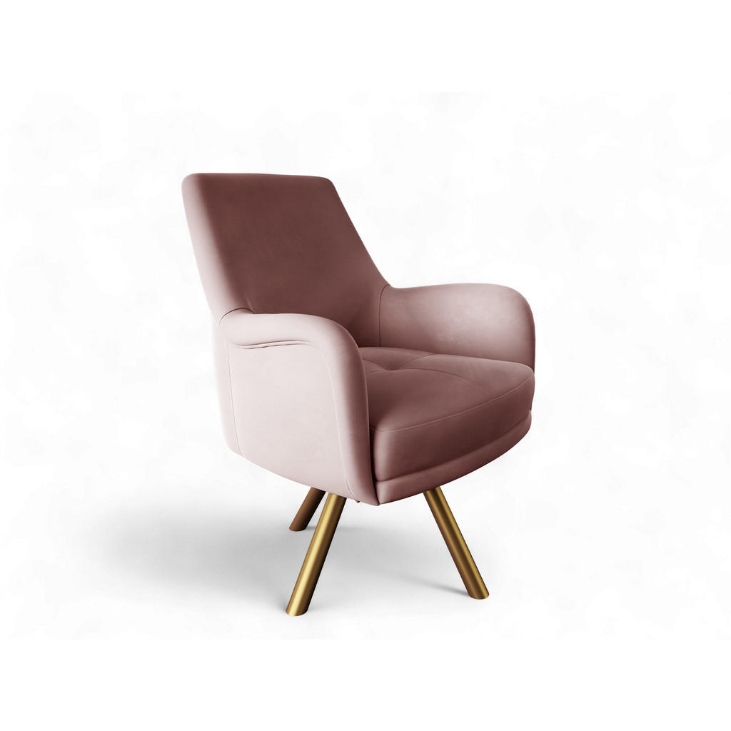 Fun Möbel Sessel, Altrosa, Textil, 74x100x92 cm, Wohnzimmer, Sessel, Polstersessel von Fun Möbel