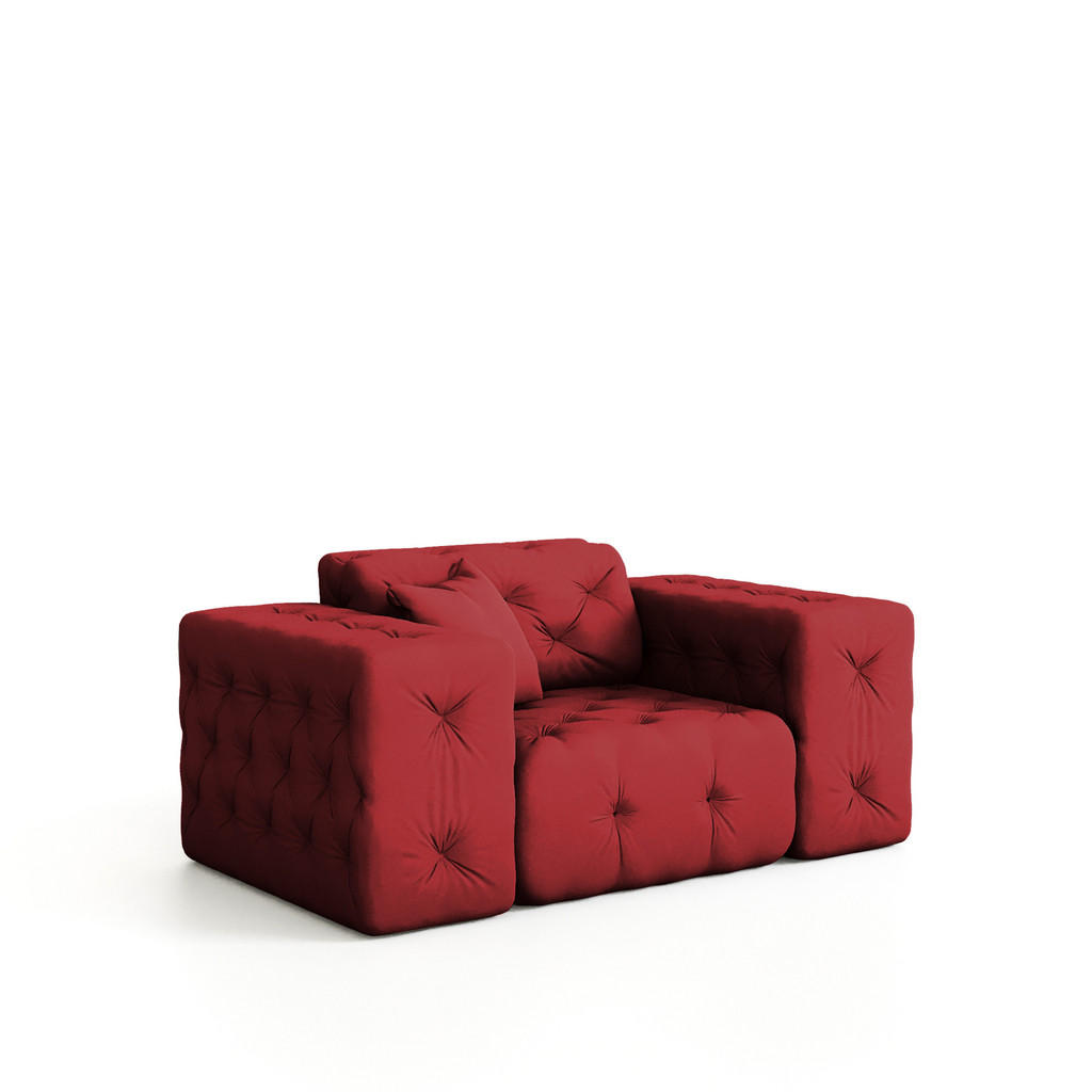 Fun Möbel Sessel, Rot, Textil, 121x78x96 cm, Wohnzimmer, Sessel, Polstersessel Fun Möbel Sessel, Rot, Textil, 121x78x96 cm, Wohnzimmer, Sessel, Polstersessel von Fun Möbel