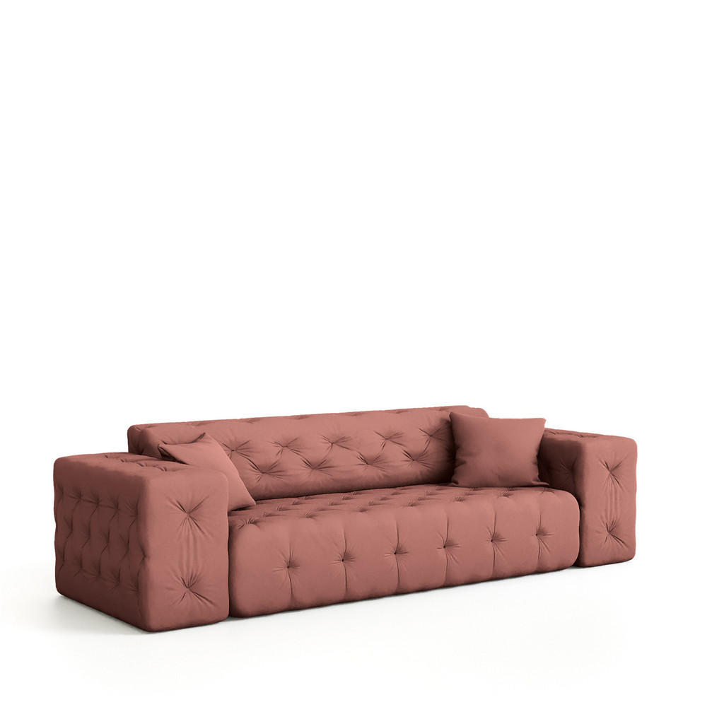 Fun Möbel Sofa, Rosa, Textil, 251x78x96 cm, Wohnzimmer, Sofas & Couches, Sofas, 3-Sitzer Sofas Fun Möbel Sofa, Rosa, Textil, 251x78x96 cm, Wohnzimmer, Sofas & Couches, Sofas, 3-Sitzer Sofas von Fun Möbel