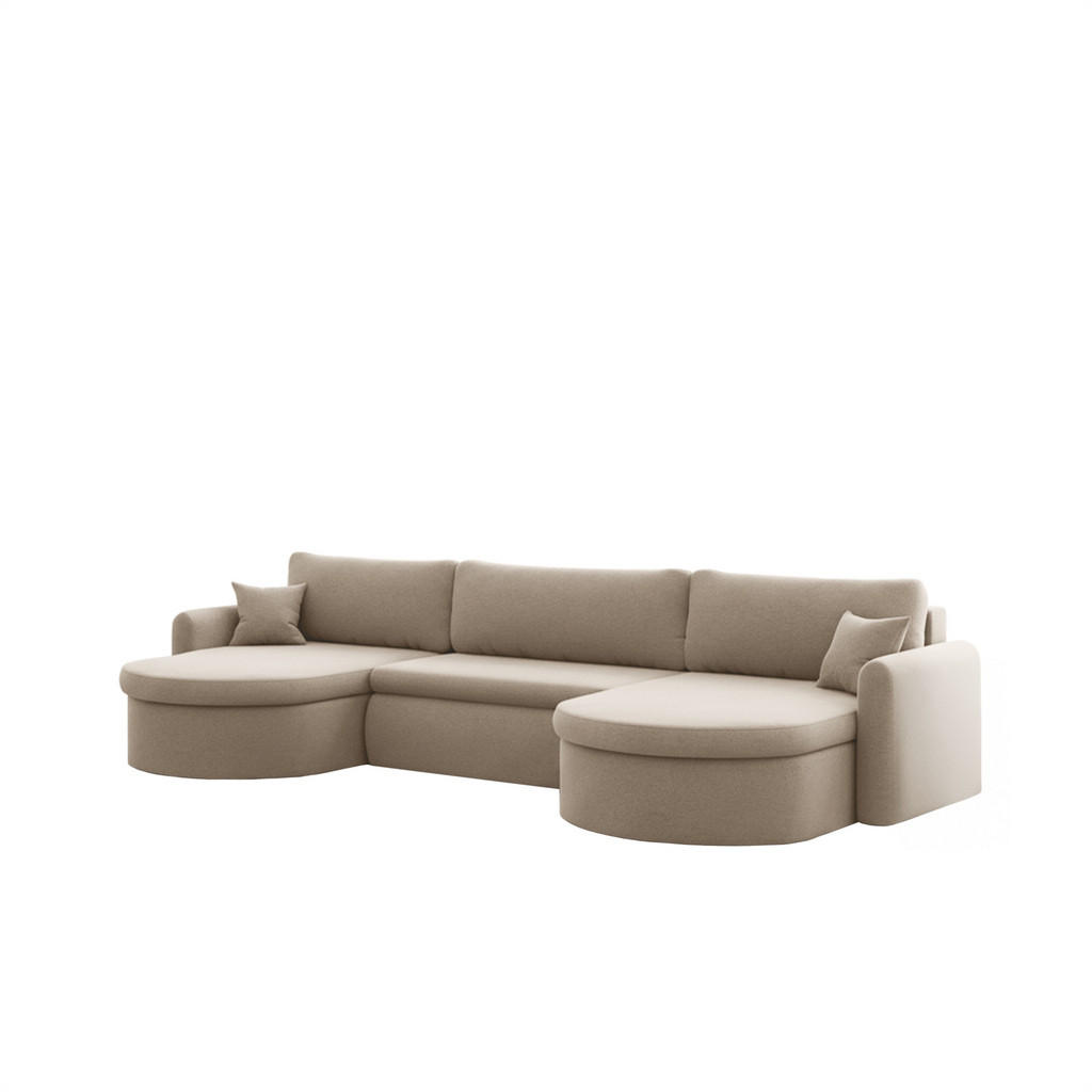 Fun Möbel WOHNLANDSCHAFT Hellblau