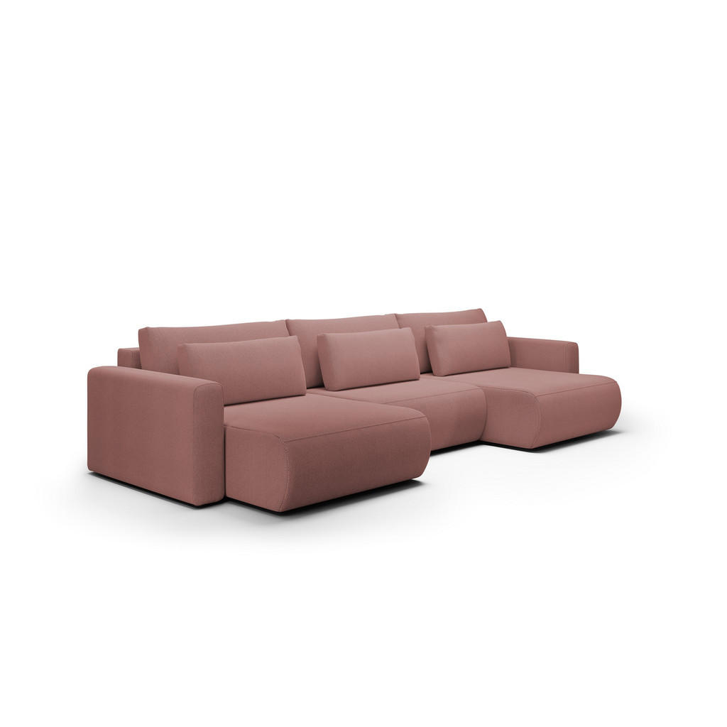 Fun Möbel Wohnlandschaft, Rosa, Textil, U-Form, 340x85x149 cm, Wohnzimmer, Sofas & Couches, Wohnlandschaften, Wohnlandschaften in U-Form Fun Möbel Wohnlandschaft, Rosa, Textil, U-Form, 340x85x149 cm, Wohnzimmer, Sofas & Couches, Wohnlandschaften, Wohnlandschaften in U-Form von Fun Möbel