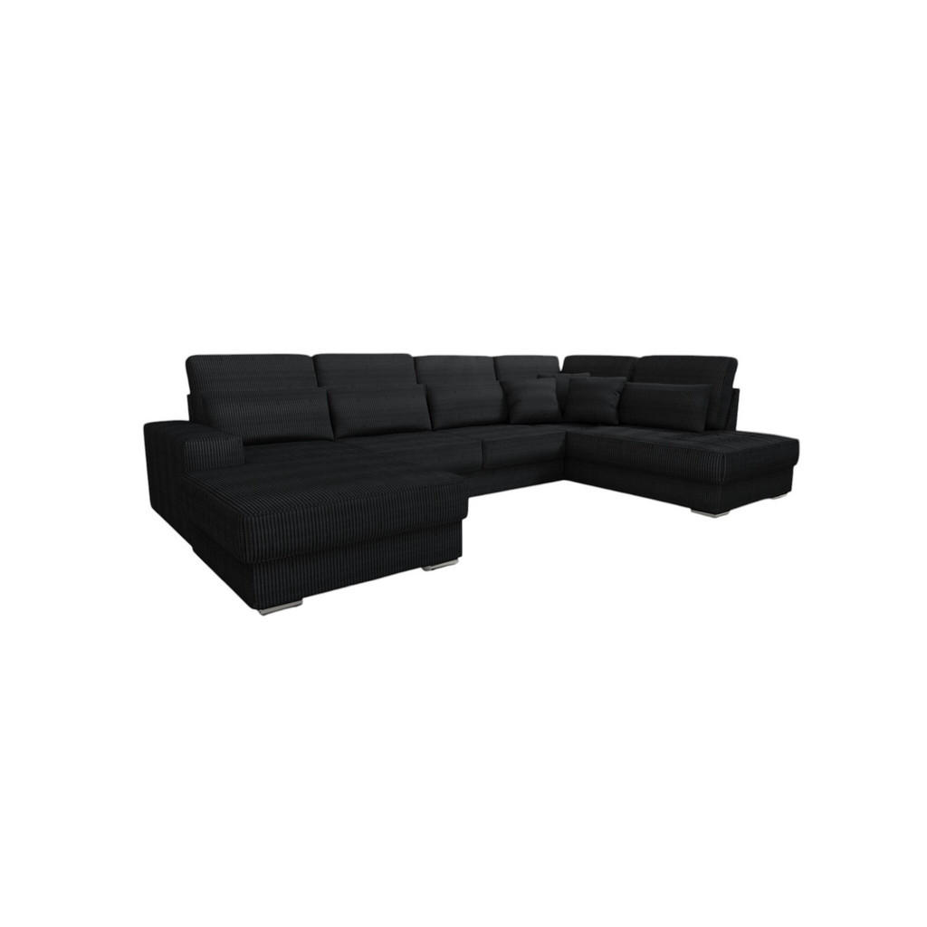 Fun Möbel WOHNLANDSCHAFT Schwarz Fun Möbel WOHNLANDSCHAFT Schwarz