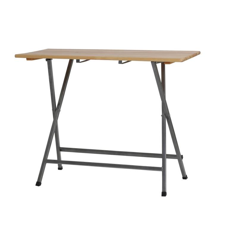 Fun Star Stehtisch Kiefernholz 140 cm x 70 cm x 118 cm Beige