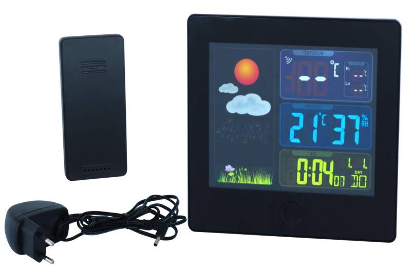 Funk Wetterstation drahtlos mit Außensensor inkl. Adapter