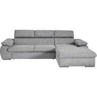 Ecksofa Como graubraun