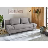 Schlafsofa mit Bettkasten 195 cm breit Grau PIT