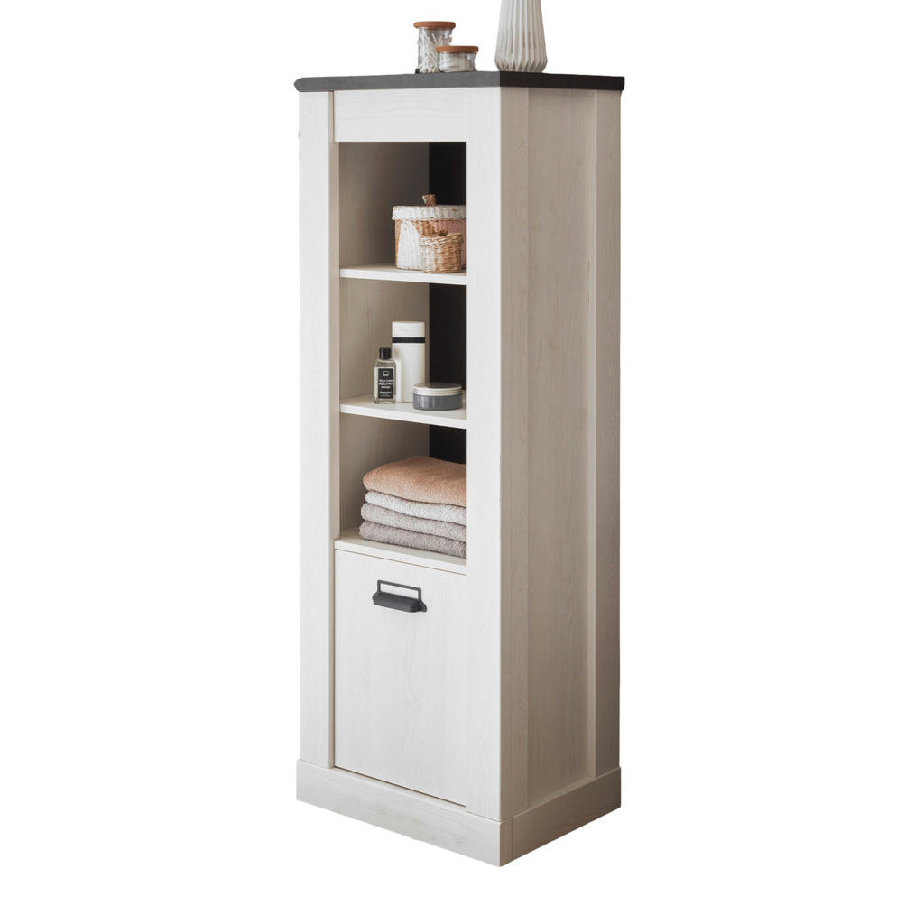 Furn.Design BADSCHRANK Weiß