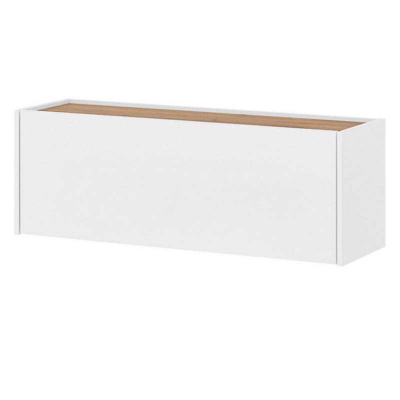 Furn.Design HÄNGESCHRANK Weiß, Eiche Wotan