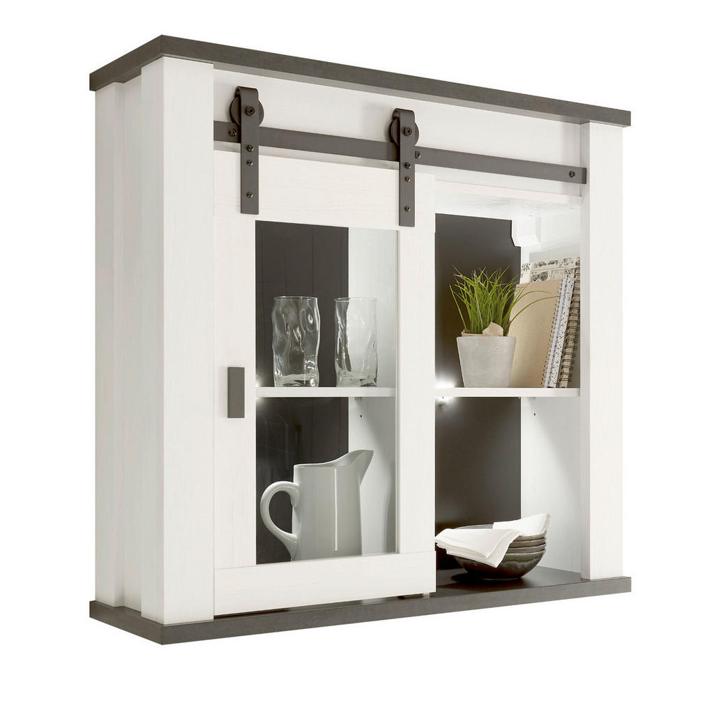 Furn.Design KÜCHE-HÄNGESCHRANK Weiß, Anthrazit Furn.Design KÜCHE-HÄNGESCHRANK Weiß, Anthrazit