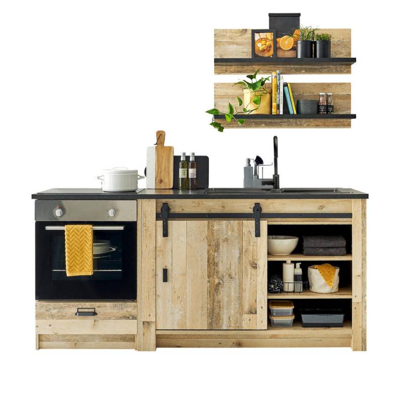 Furn.Design KÜCHENZEILE Natur