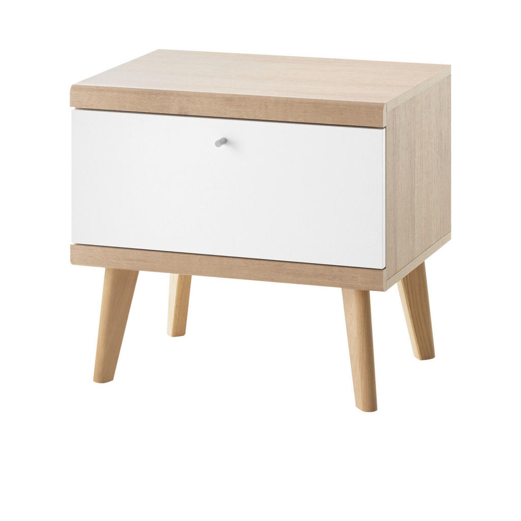 Furn.Design NACHTTISCH Weiß, Eiche Furn.Design NACHTTISCH Weiß, Eiche