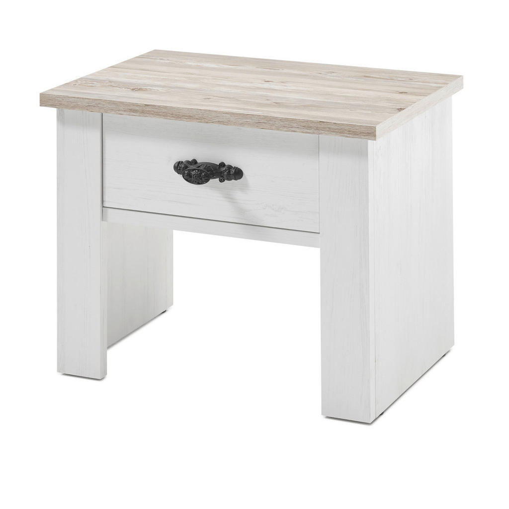 Furn.Design NACHTTISCH Weiß, Pinien Furn.Design NACHTTISCH Weiß, Pinien