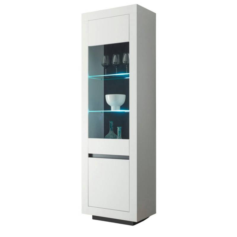 Furn.Design VITRINE Weiß, Anthrazit Furn.Design VITRINE Weiß, Anthrazit