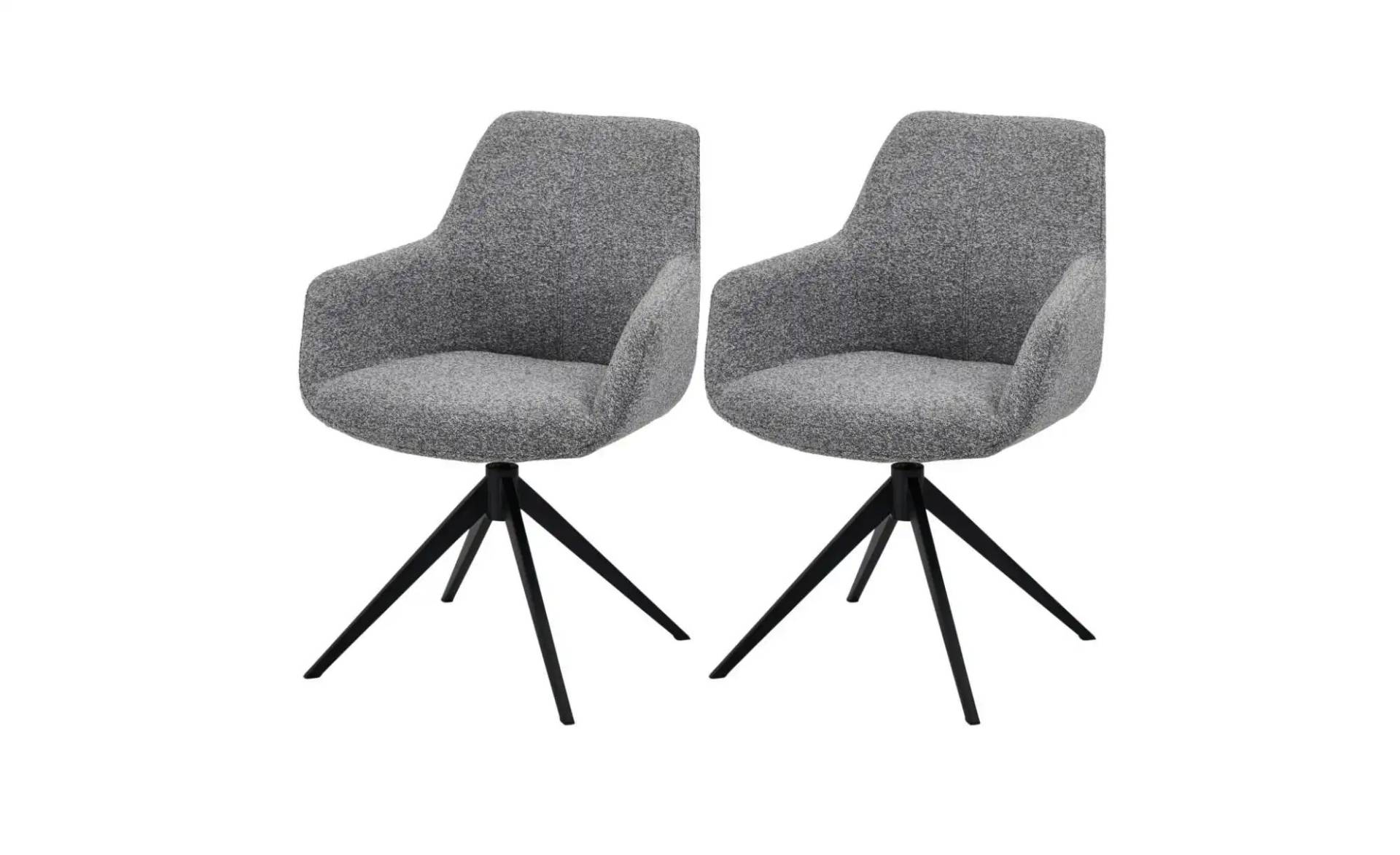 Furnhouse Esszimmerstuhl 2er-Set  Helena ¦ grau ¦ Maße (cm): B: 64 H: 87 Stühle > Polsterstühle - Höffner