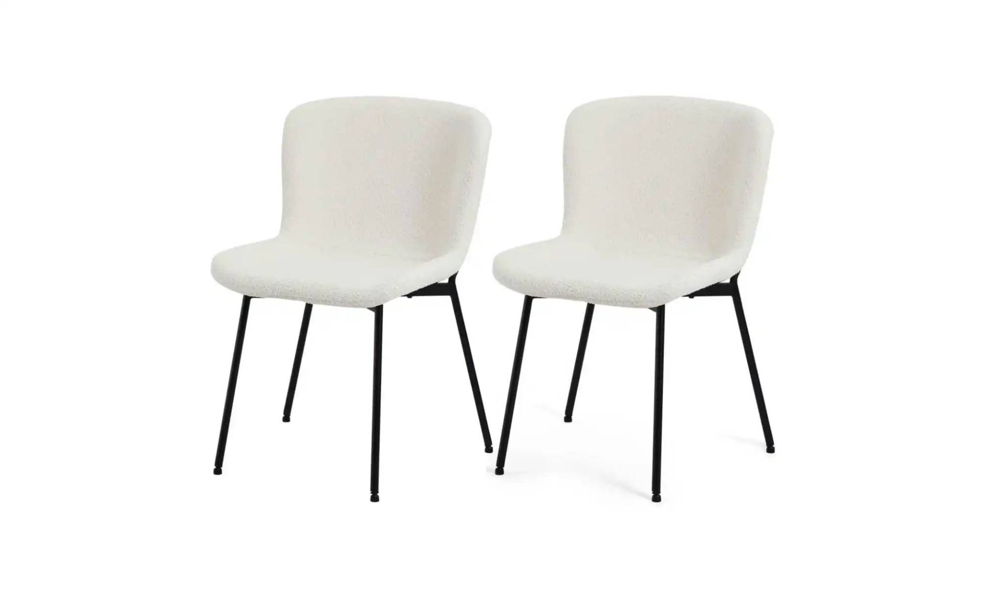 Furnhouse Esszimmerstuhl 2er-Set  Teddy ¦ creme ¦ Maße (cm): B: 52 H: 80 Stühle > Polsterstühle - Höffner