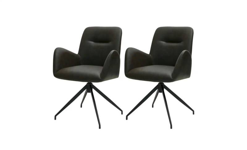 Furnhouse Esszimmerstuhl 2er-Set   ¦ braun ¦ Maße (cm): B: 61 H: 86 Stühle > Polsterstühle - Höffner