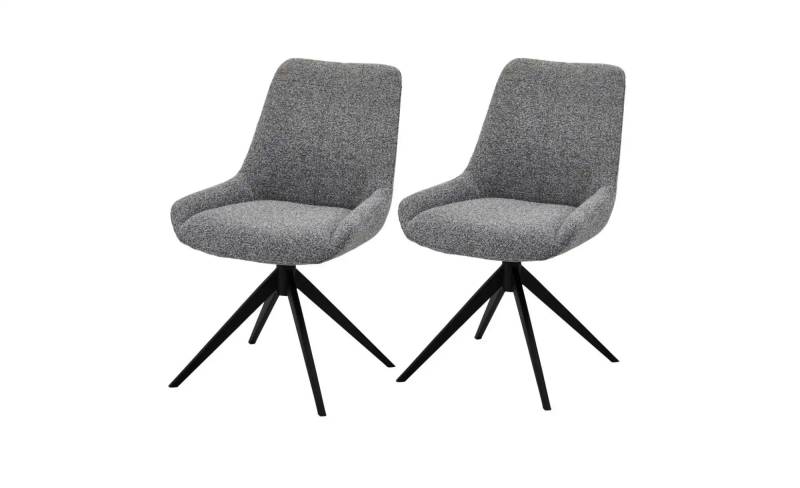 Furnhouse Esszimmerstuhl 2er-Set  Helena ¦ grau ¦ Maße (cm): B: 56 H: 87 Stühle > Esszimmerstühle - Möbel Kraft