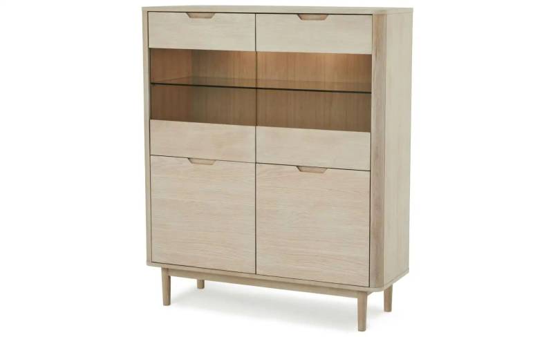 Furnhouse Highboard   ¦ holzfarben ¦ Maße (cm): B: 123 H: 146 Kommoden & Sideboards > Highboards - Höffner