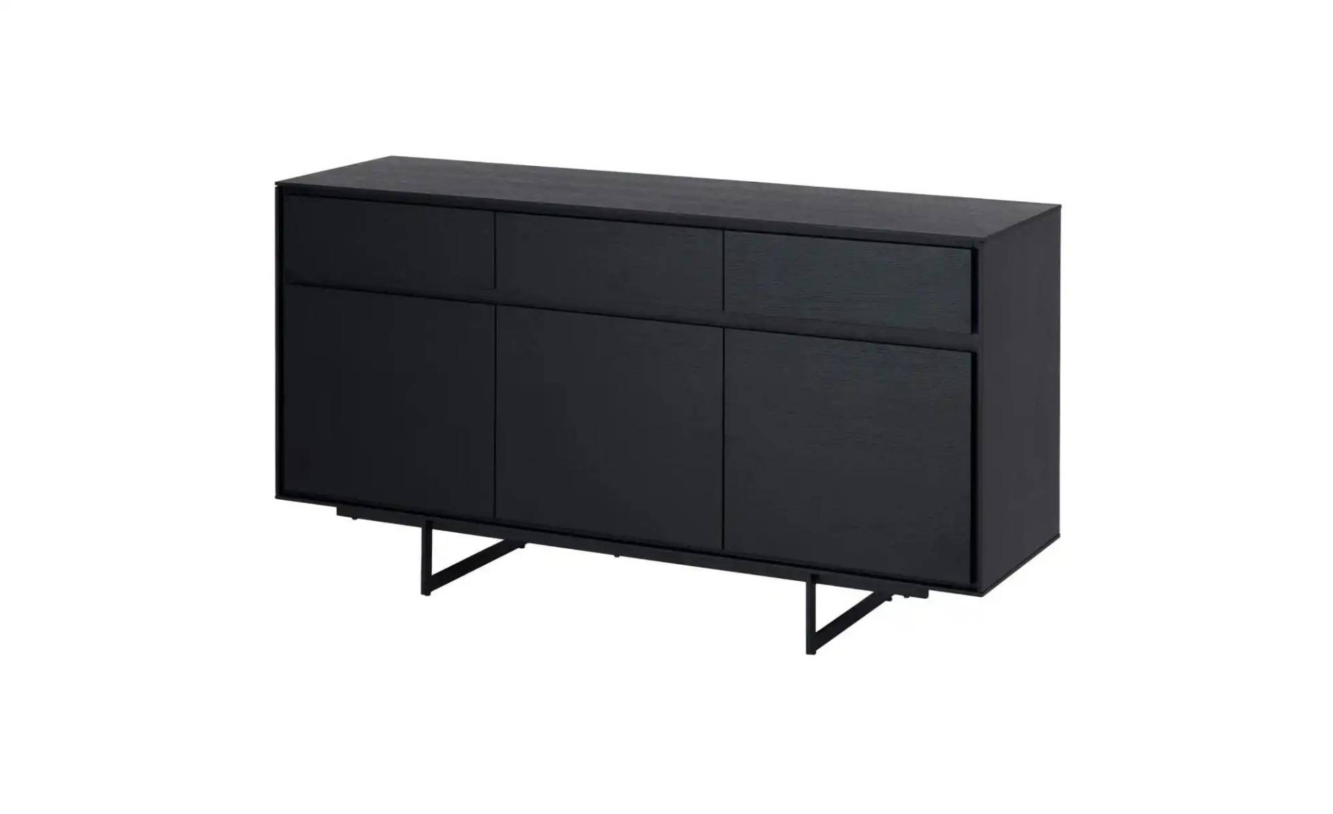 Furnhouse Sideboard   ¦ schwarz ¦ Maße (cm): B: 155 H: 82 Kommoden & Sideboards > Sideboards - Möbel Kraft
