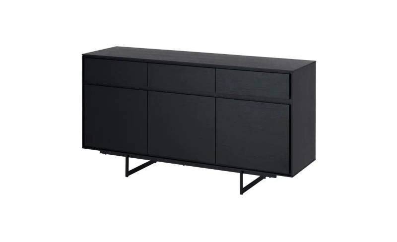 Furnhouse Sideboard   ¦ schwarz ¦ Maße (cm): B: 155 H: 82 Kommoden & Sideboards > Sideboards - Möbel Kraft