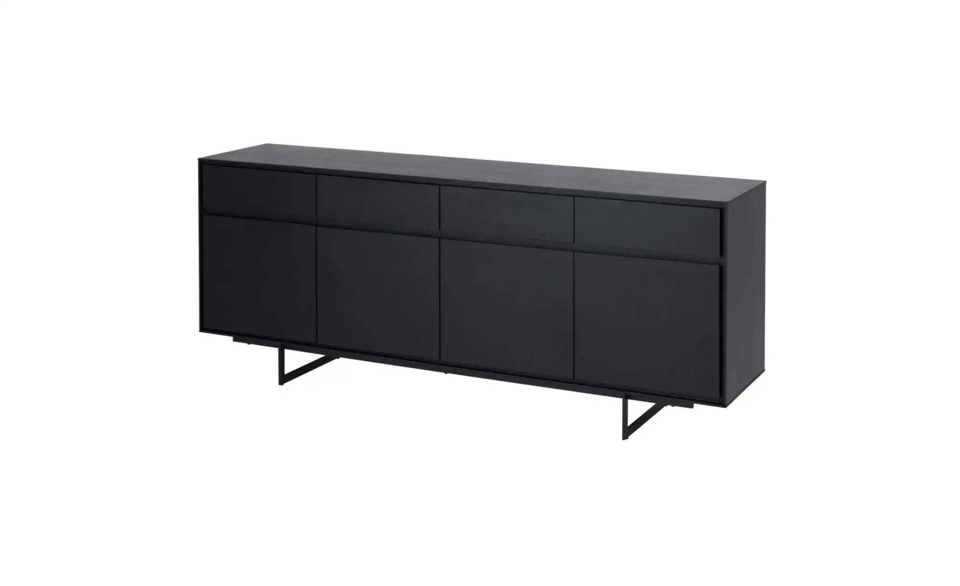 Furnhouse Sideboard   ¦ schwarz ¦ Maße (cm): B: 205 H: 82 Kommoden & Sideboards > Sideboards - Möbel Kraft