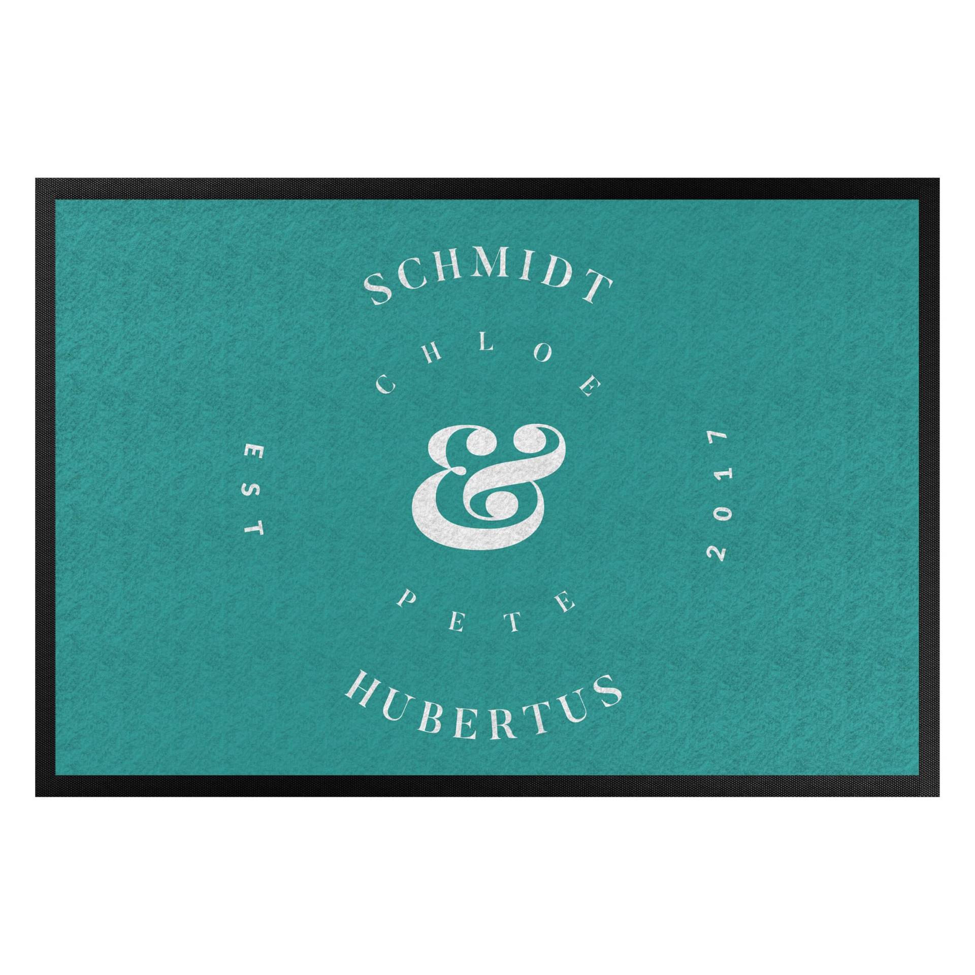 Fußmatte Ampersand Wunschtext