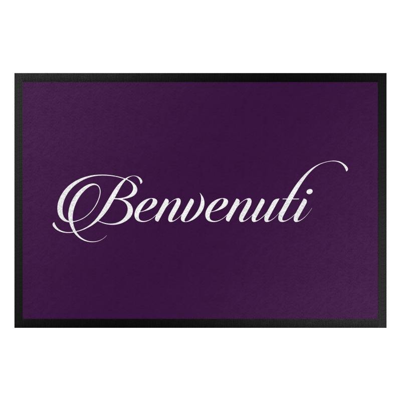 Fußmatte Benvenuti kursiv