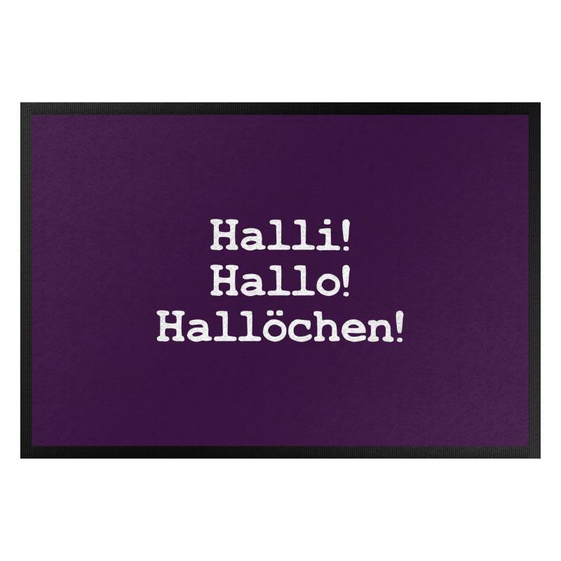 Fußmatte Hallöchen