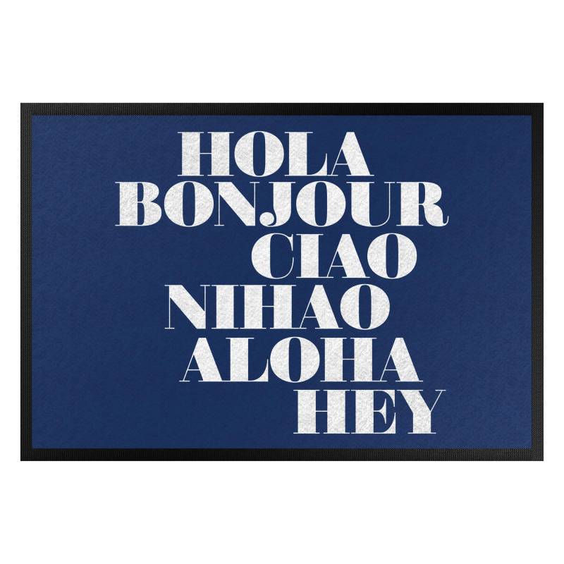Fußmatte Hola Bonjour Ciao